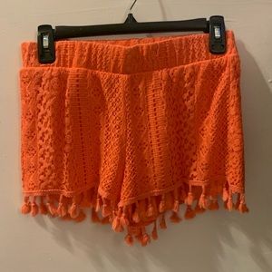 Crocheted shorts